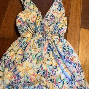 Floral V-Neck Dress